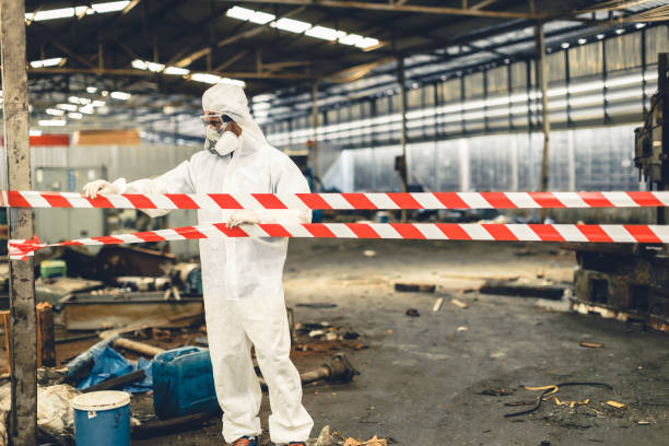 Professional Trauma Scene Cleanup technician working in Williamsburg, OH